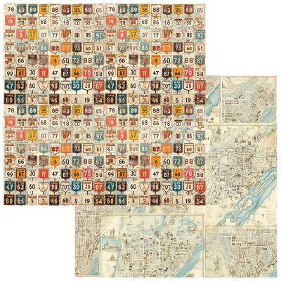 49 & Market Designpapier Rust And Revs - Thrill